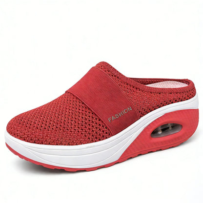 ✨ LAST DAY SALE-80% OFF 🔥 BQODQO® Diabetic Air-Cushion Slip-On Walking Shoes, Orthopedic Diabetic Slippers, with Arch-Support for Women