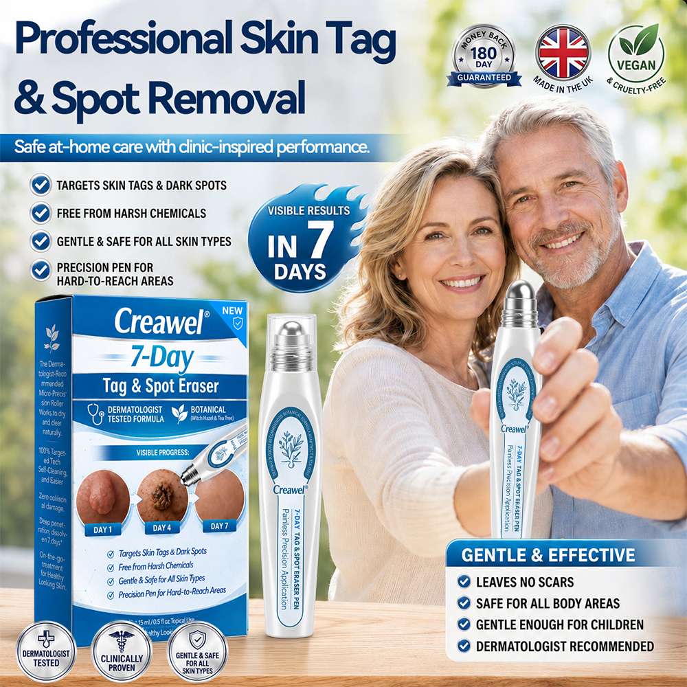 🔥𝐎𝐟𝐟𝐢𝐜𝐢𝐚𝐥 𝐁𝐫𝐚𝐧𝐝 𝐒𝐭𝐨𝐫𝐞 |✅💎Creawel® 7-𝐷𝑎𝑦 𝗧𝐚𝐠 & 𝗦𝗽𝐨𝐭 𝐄𝐫𝒂𝒔𝒆𝒓(Zero Pain, Zero 𝐒𝐜𝐚𝒓𝒔 Rollerball)