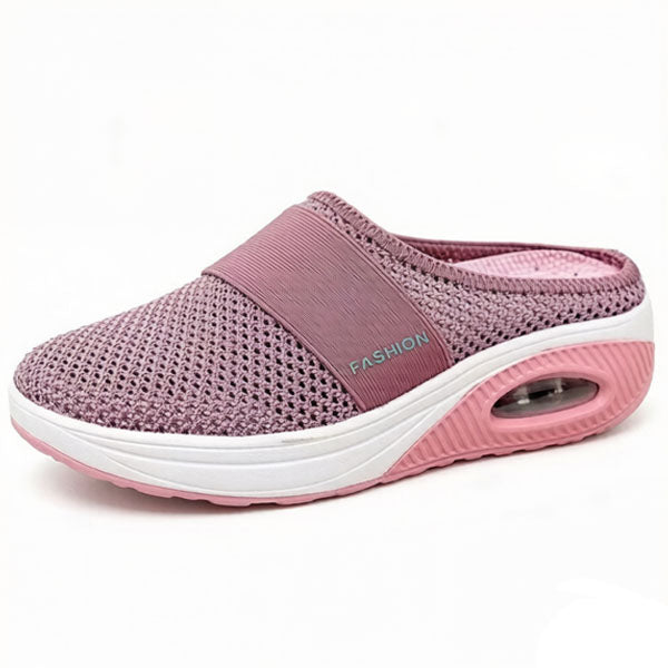 ✨ LAST DAY SALE-80% OFF 🔥 BQODQO® Diabetic Air-Cushion Slip-On Walking Shoes, Orthopedic Diabetic Slippers, with Arch-Support for Women
